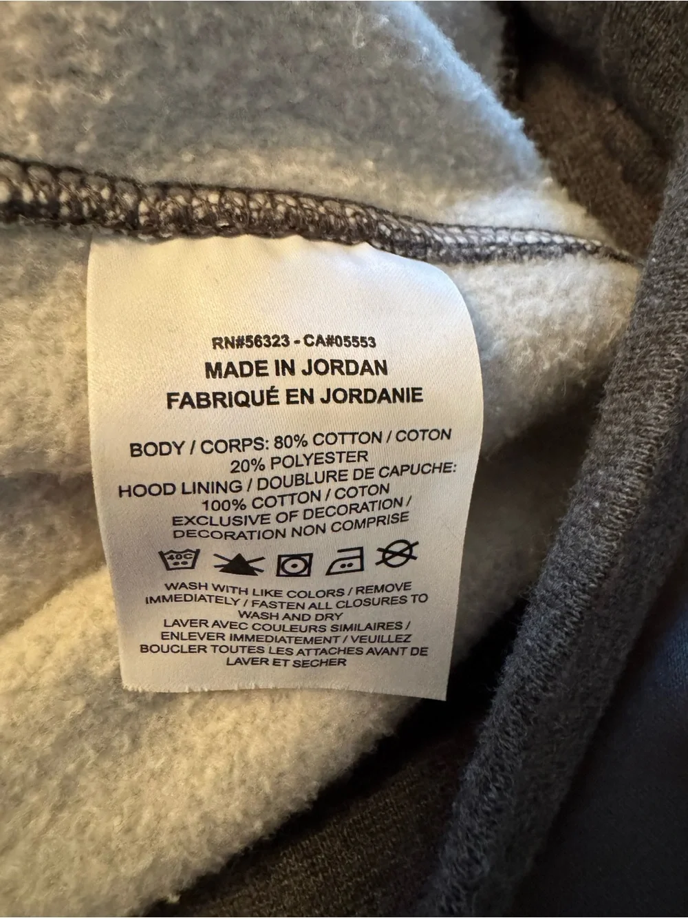 Unisex -Nike Sportswear Club Fleece Full-Zip Hoodie Charcoal Heather Gray Size M